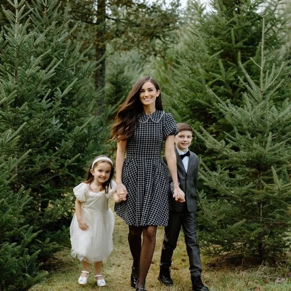 Ivy City Co Black and White Mini Dress - Picture 2 of 3